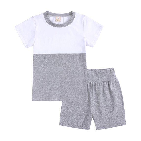 Gerichy Girls Summer Outfits, Toddler Children Kids Children's Short Sleeved Suit Running Sportswear Casual Quick Drying Clothes For Boys Girls Tshirt Shorts Two Piece Suit