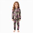 thumbnail image 1 of Gerichy Halloween Pajamas Kids Pjs Set Toddler Baby Girl Cotton Long Sleeve Crewneck Tops Matching Sleepwear 2T-9T, 1 of 7