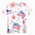 thumbnail image 1 of Gerichy July 4th Boys Patriotic Shirt Kids Memorial Day American Flag Tees Tops for 3T 4T 5T 6T 7T 8T, 1 of 6