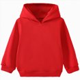 thumbnail image 1 of Gerichy Kids Cotton Hoodies Loose Plain Pullover Hoodie Sweatshirts Boys Girls Soft Fall Winter Casual Clothes 2T-10T, 1 of 6