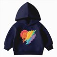 thumbnail image 1 of Gerichy Kids Cotton Hoodies Toddler Fall Solid Color Pullover Hooded Sweatshirts with Pocket for Boys and Girls 18M-8T, 1 of 7