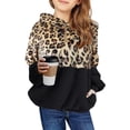 thumbnail image 1 of Gerichy Kids Puffer Jacket for Girls And Boys Fall And Winter Fleece Casual Outerwear Kids Coat Hooded Pockets Clothes Outwear Zipper Winter Cotton Coat Children Wool Warm Sweatshirt Girls Girls Tops, 1 of 6