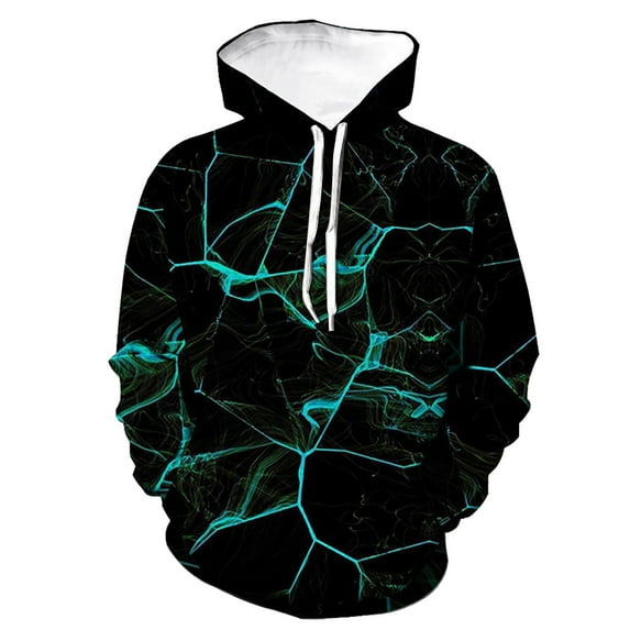 Gerichy Men Hoodies 32D Flame Graphic Sweatshirts Hooded Top Long Sleeve Casual Shirt Comfy Novelty Pullover Sweatshirt with Pockets F,XL
