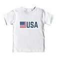 thumbnail image 1 of Gerichy Shirts for Boys Boys TshirtKids Summer Short Sleeve Independence Day Letter Printed T Shirt Top Casual Shirt Children's Clothes, 1 of 4
