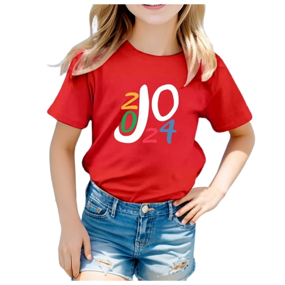 Gerichy Shirts for Boys Boys TshirtUnisex Kids Print Tee Boy Girl Funny T Shirts Short Sleeve Round Neck Top For 3 13Y