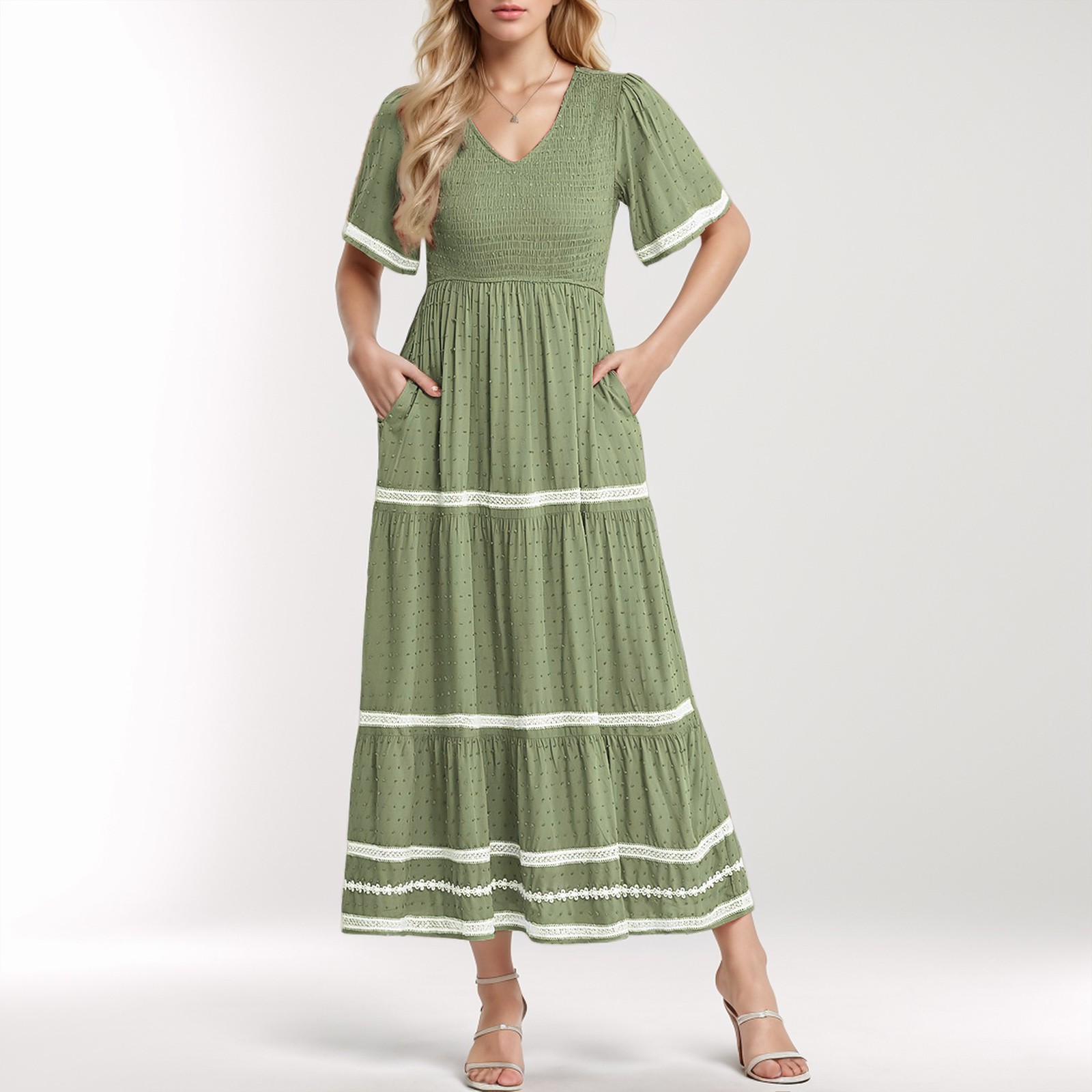 satin dress mini Yellow Silk Ruffle – Orro Shop Size:L / N12 RD-06.30.25 Bess Velvet Lace Dress