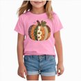 thumbnail image 1 of Gerichy T-Shirt for Girls Crewneck Short Sleeve Halloween Pumpkin Prints Fashion Festival Tees 12M-14T, 1 of 4