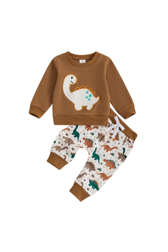 Toddler Baby Boy Clothes Fall Winter Outfit, Toddler Baby Boy Fall Winter Clothes Long Sleeve Crewneck Pullover Sweatshirt Jogger Pants Set 2 Piece Outfit Baby Boy Fall Clothes Set
