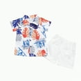 thumbnail image 1 of Gerichy Toddler Boys Clothes Baby Boy Outfit Sets Toddler Kids Baby Boys Clothes Outfits Sets Short Tops T-Shirt + Pants Shorts, 1 of 8