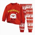 thumbnail image 1 of Gerichy Toddler Boys Girls Christmas Pajamas Dinosaur Jammies Cute Kids Cotton Sleepwear 2Pcs Set 3M-6T, 1 of 4