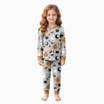 thumbnail image 1 of Gerichy Toddler Boys Girls Cotton Pajamas Set Kids Halloween Print jammies Toddler Winter Cute Print Long Sleeved Home Wear Baby Clothes Suit 2T-9T, 1 of 7