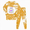 thumbnail image 1 of Gerichy Toddler Boys Girls Halloween Cartoon Print Two-Piece Pajama Set Long Sleeve Sleepwear Outfit 2T-9T, 1 of 7