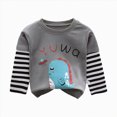 thumbnail image 1 of Gerichy Toddler Boys Girls Long Sleeve T-Shirt Cotton Crewneck Casual Shirts Kids Cute Graphic Tops 6M-5T, 1 of 4