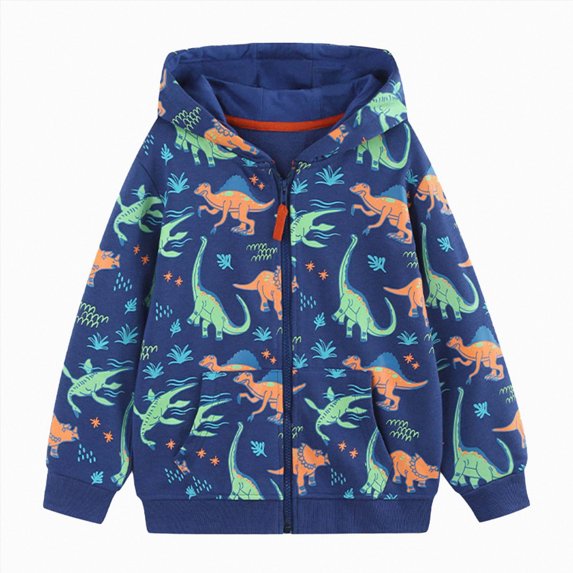 Gerichy Toddler Boys Pullover Hoodie Cartoon Print Sweatshirt Kids Long Sleeve Winter Shirt 2T-7T