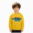 thumbnail image 1 of Gerichy Toddler Boys Pullover Sweatshirts Dinosaur Cartoon Print Sweatshirt Kids Long Sleeve Winter Shirt 1T-7T, 1 of 5