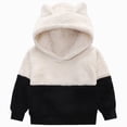 thumbnail image 1 of Gerichy Toddler Fleece Baby Boy Outerwear Sweatshirt Infant Cute Girl Ear Hoodie Fuzzy Autumn Winter Warm Pullover Top 2T-7T, 1 of 7