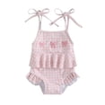 thumbnail image 1 of Gerichy Toddler Girl Swimsuit,Girls Bathing Suit Feather Print Big Children's 1 Piece Swimsuit New Backless Children's Swimsuit Bathing Suit, 1 of 6