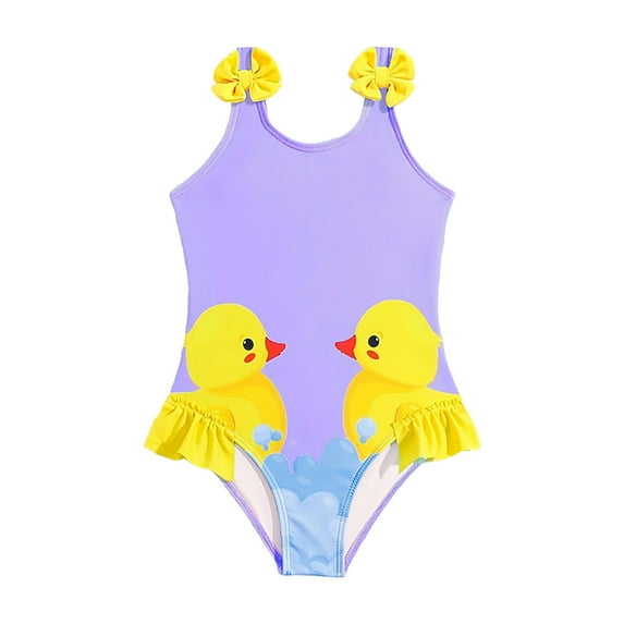 Gerichy Toddler Girl Swimsuit,Girls Bathing Suit Girls' Children's Swimsuit Cute Bow With Edge Suitable For Students Of All Ages Hot Spring Swimsuit
