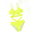 thumbnail image 1 of Gerichy Toddler Girl Swimsuit,Girls Bathing Suit Girls Swimsuits Cute 2 Piece Bathing Suit Butterfly Print Suspender Pleated Top Shorts Summer Beach Swim Suit Girls' Swimwear, 1 of 5