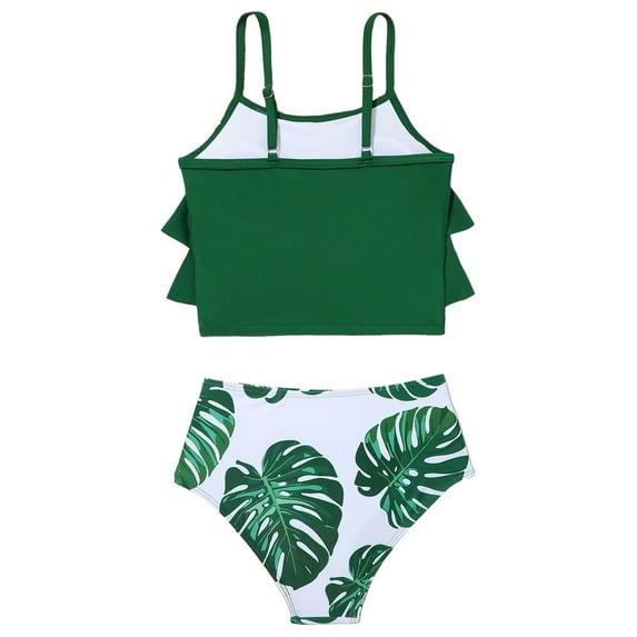 Gerichy Toddler Girl Swimsuit,Girls Bathing Suit Girls Swimsuits Girls Swimsuit One Piece Halter Bathing Suit Colorful Print Kids Summer Beach Swimwear