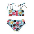 thumbnail image 1 of Gerichy Toddler Girl Swimsuit,Girls Bathing Suit Toddler Baby Kids Girls One-piece Floral Print Ruched Swimwear Swimsuit Fashion Clothes, 1 of 7