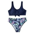 thumbnail image 1 of Gerichy Toddler Girl Swimsuit,Girls Bathing Suit Toddler Girl 2 Piece Swimsuit Sport Solid High Waist Bikini Set Swimwear Bathing Suit, 1 of 6