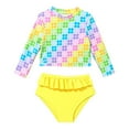 thumbnail image 1 of Gerichy Toddler Girl Swimsuit,Girls Bathing Suit Toddler Kids Baby Girls Flower Bikini Swimwear Swimsuit Bathing Suit Beachwear, 1 of 6