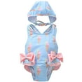 thumbnail image 1 of Gerichy Toddler Girl Swimsuit,Girls Bathing Suit Toddler Summer Girls Sunflower Flower Printing Ruffles Two Piece Swimwear Swimsuit Bikini, 1 of 6