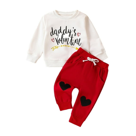Gerichy Toddler Kids Baby Boy Fall Outfits 1T 2T 3T Letter Print Long Sleeve Tops Pants Winter Clothes Sets