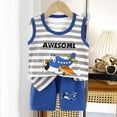 thumbnail image 1 of Gerichy Toddler Kids Boy Shorts Clothing Set 0 6 12 18 24 Months 2T 3T Toddler Baby Boys Summer Outfits Short Sleeve Cartoon Print T-Shirt Tops & Shorts Sets 2Pcs Cute Baby Boys Cotton Summer Clothes, 1 of 4