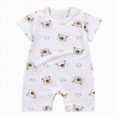 thumbnail image 1 of Gerichy Toddler Romper Baby Boy One-Piece Infant Girl Cotton for 0-24 Months Newborn Short Sleeve Summer Clothes, 1 of 4