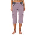 thumbnail image 1 of Gerichy Women's Cargo Capris Hiking Lightweight Quick Dry Summer Outdoor Casual Travel Pants with Pockets Women Drawstring Cargo Pants With Pocket Elastic Capri Joggers Outdoor Hiking Pants, 1 of 5