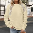 thumbnail image 1 of Gerichy Womens Casual Long Sleeve Sweatshirt Crew Neck Cute Pullover Tops Hoodies for Women Long Sleeve Shirts for Women, 1 of 4