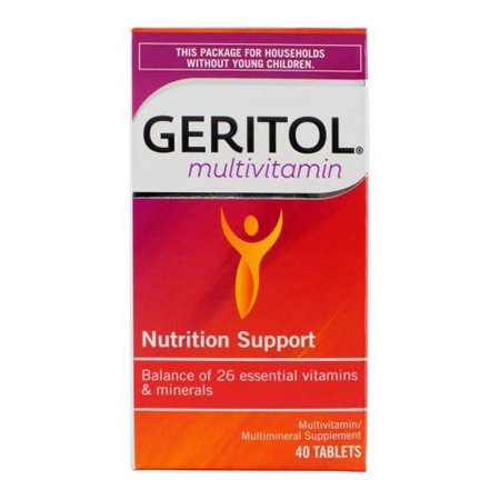 Geritol Multi Vitamin Plus Multi Mineral Tablets - 40 Ea, 2 Pack