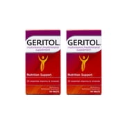 Geritol Multivitamin Nutrition Multi-mineral Supplement Support 100 Tablets Balance of 26 Essential Pack of 2