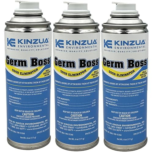 Germ Boss (3Pack) Fogger, Germ Bomb Kills Odor Causing Bacteria