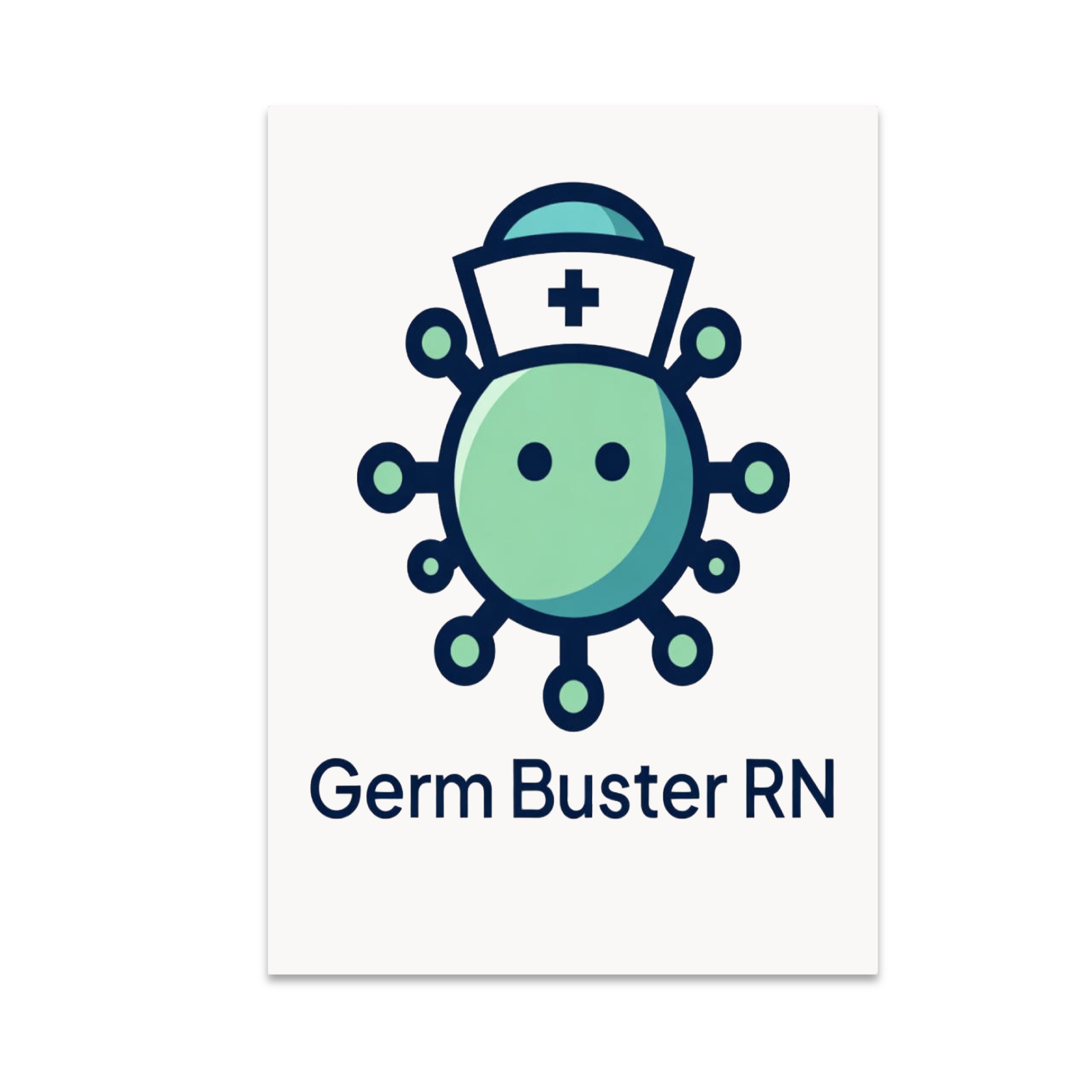 Germ Buster RN Virus Icon - Medical Professional - 13x19 Poster Print ...
