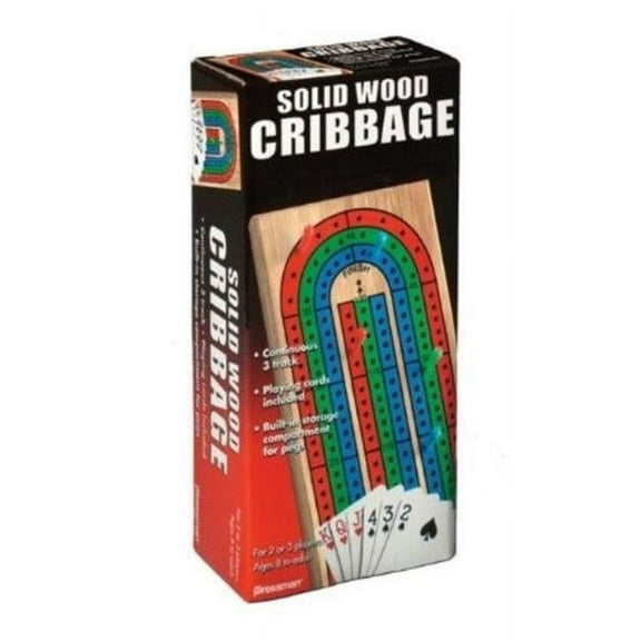 Germ Free 52 JDH-85698569-FS9044 Desktop & Travel Wooden Cribbage Board Game