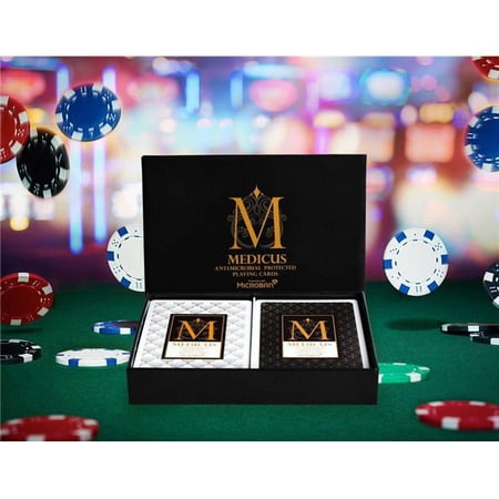 Germ Free 52 SLVRMN-0217 Casino Poker Card Set