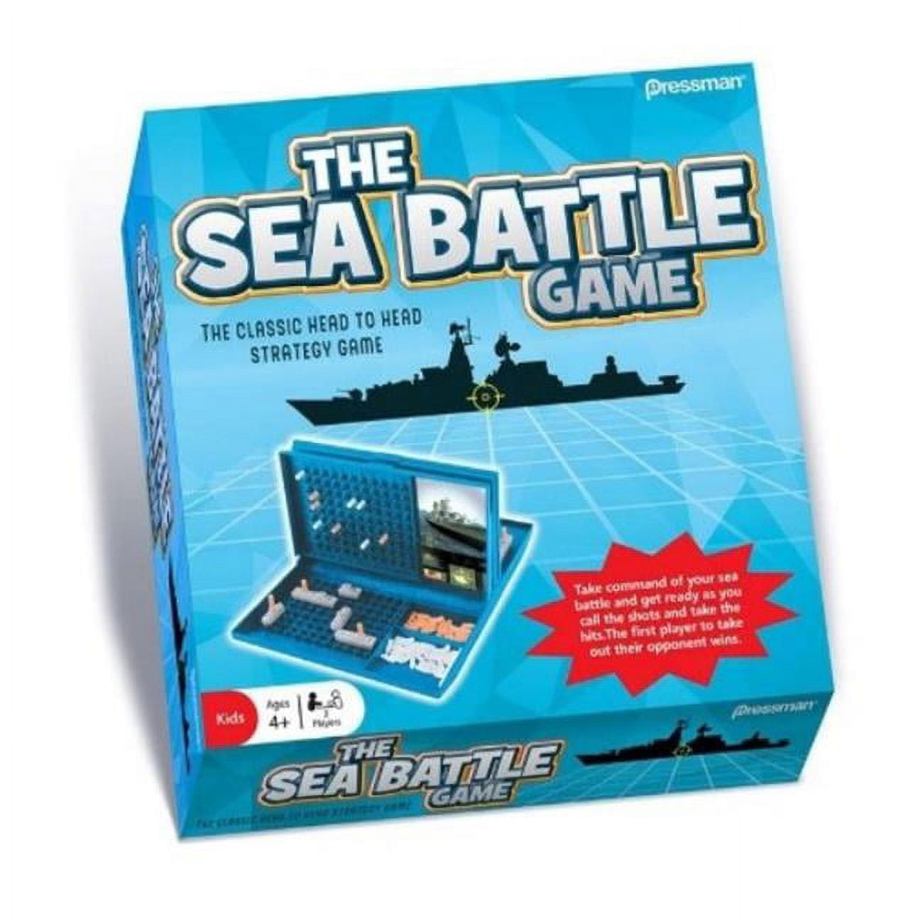 Germ Free Games 1325 Desktop & Travel Sea Battle Board Game - Walmart.com