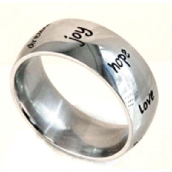 Germ Free Games SSPRING752-8 Jewelry Joy Hope Love Ring