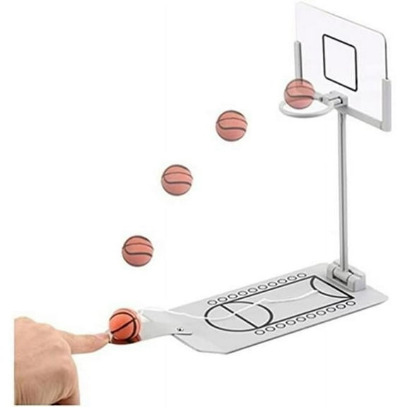 Germ Free Games WAR-552 Desktop & Travel Game with Mini Tabletop Basketball Hoop