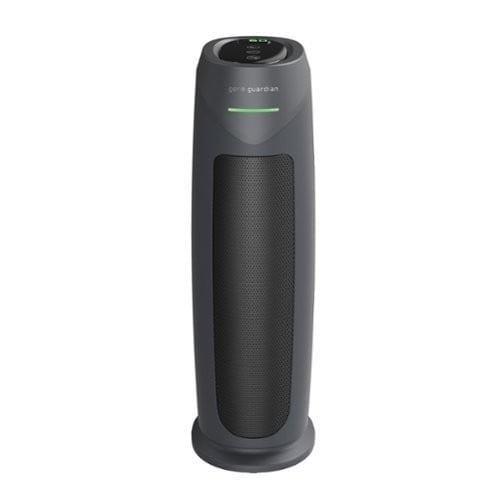 Germ Guardian Intelligent 22in Tower Air Purifier HEPA Filter UV-C Intellisense with AQI: UV Light Sanitizer, 500-800 sq. ft. Coverage