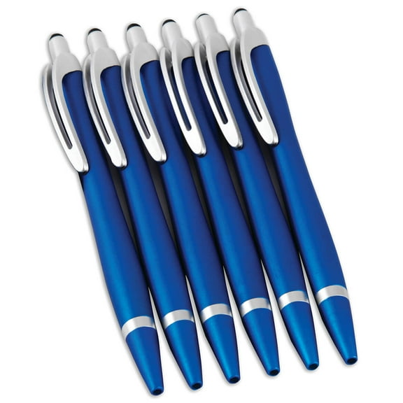 Comfort Grip Stylus Pens, Set of 6