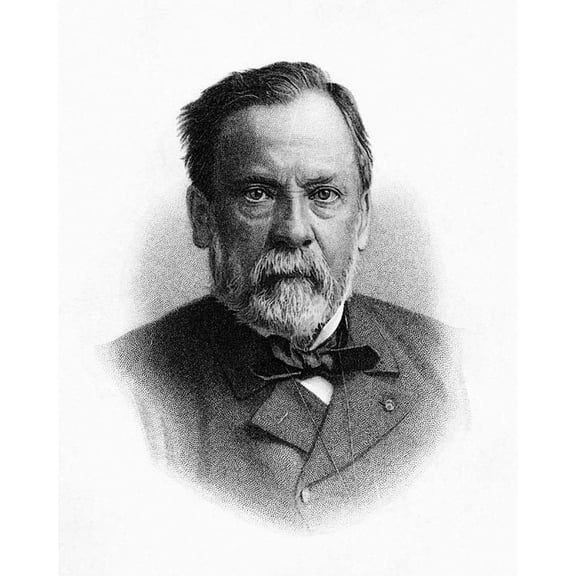 Germ Theory Father Louis Pasteur Portrait Style - A - 20x30 Inch Laminated Poster - Stunning Detail and Bold Colors