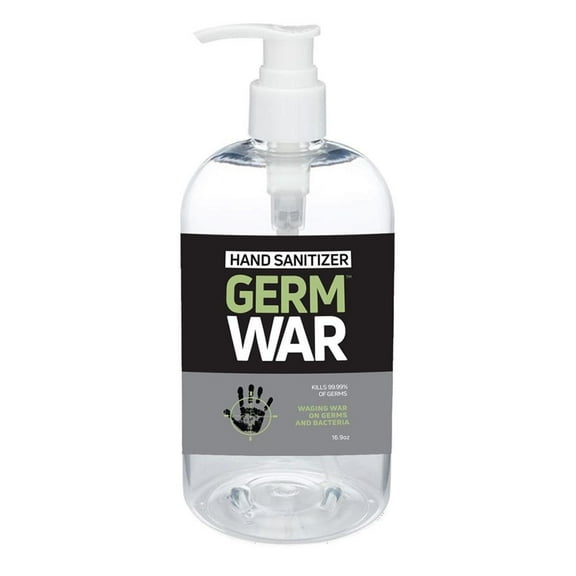Germ War Hand Sanitizer - 16.9oz (500ml) Pump Bottle