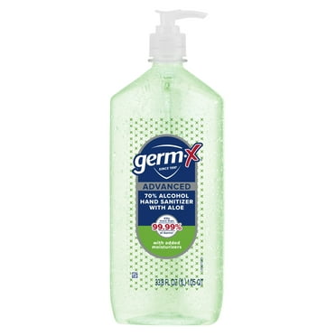 Germ-X Advanced Hand Sanitizer, Aloe, 1 L