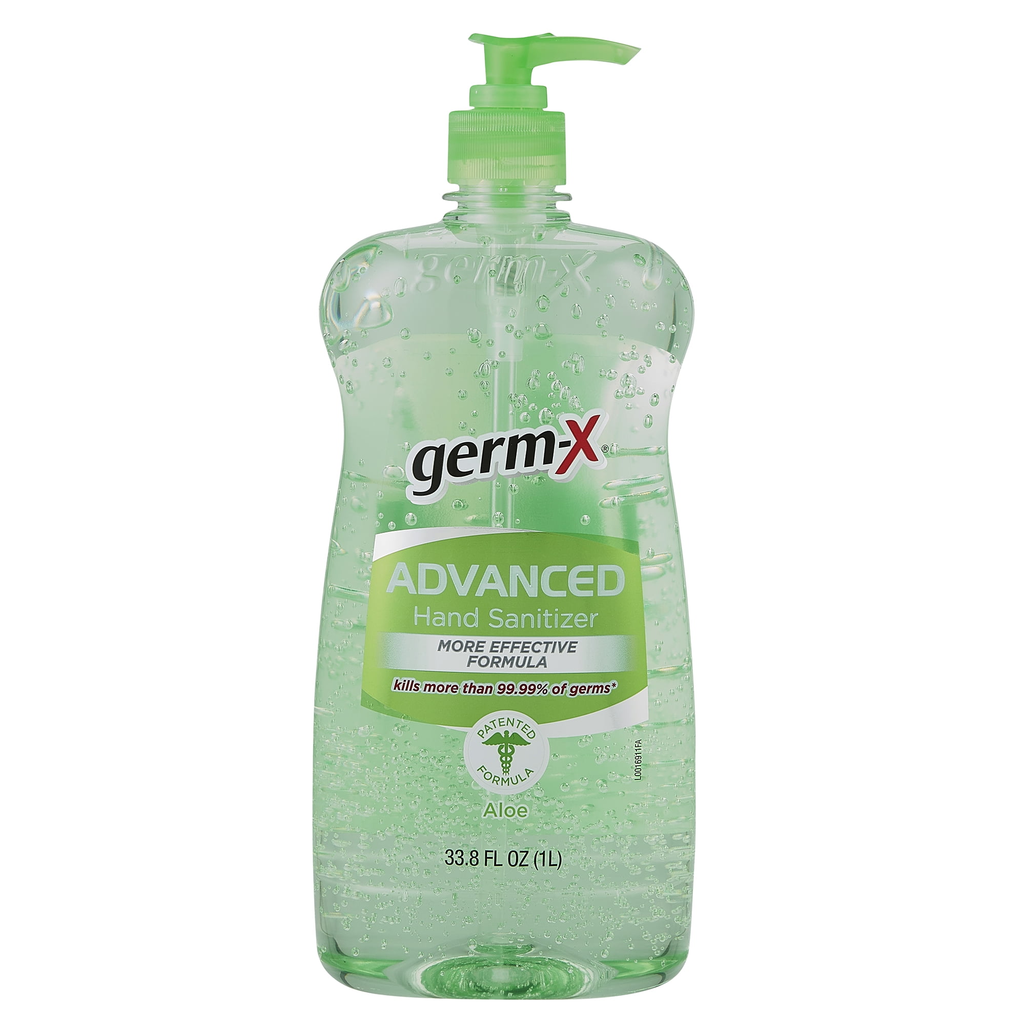 Germ-X Advanced Hand Sanitizer, Aloe, 1 L