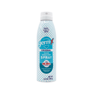 Germ-X Continuous Spray Hand Sanitizer, Moisturizing Scented formula, Travel Sanitizer, 5.5 fl oz