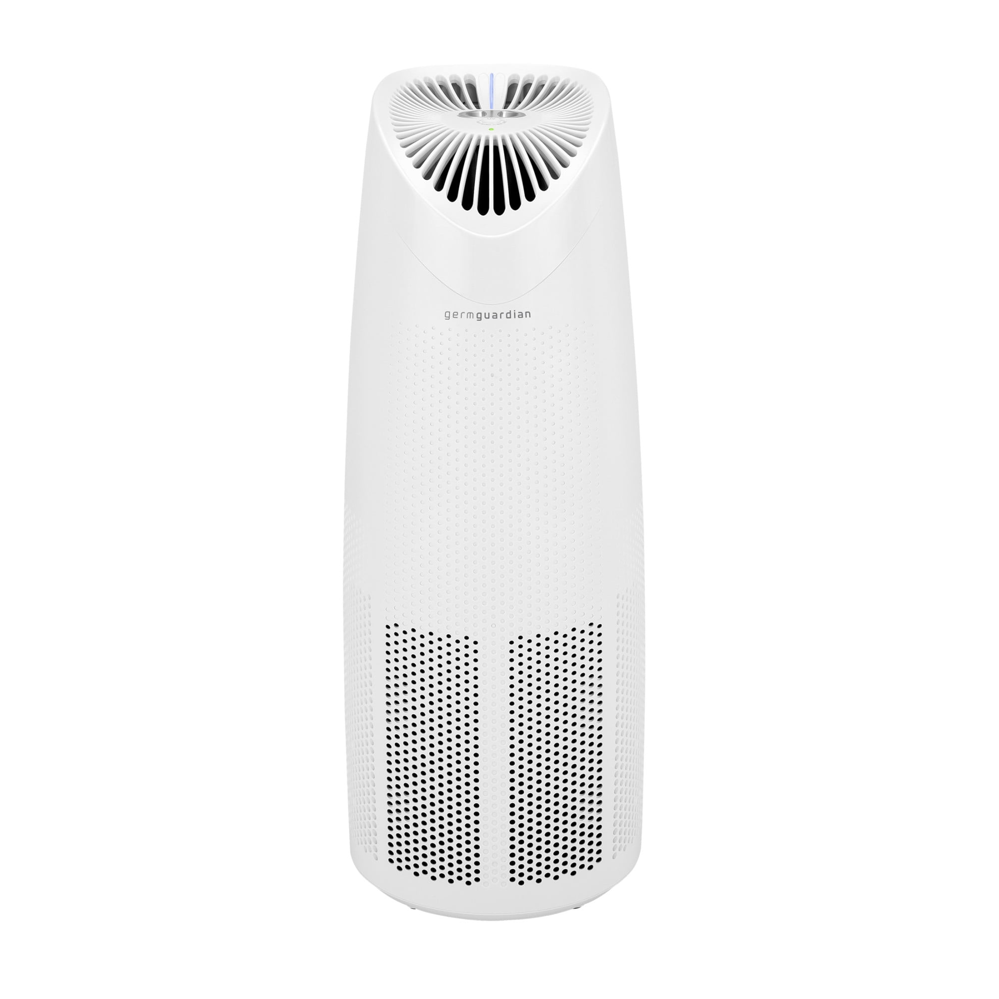 GermGuardian 750 Sq. ft HEPA Filter Tower Air Purifier with UV-C Light, White, AC4625WDLX